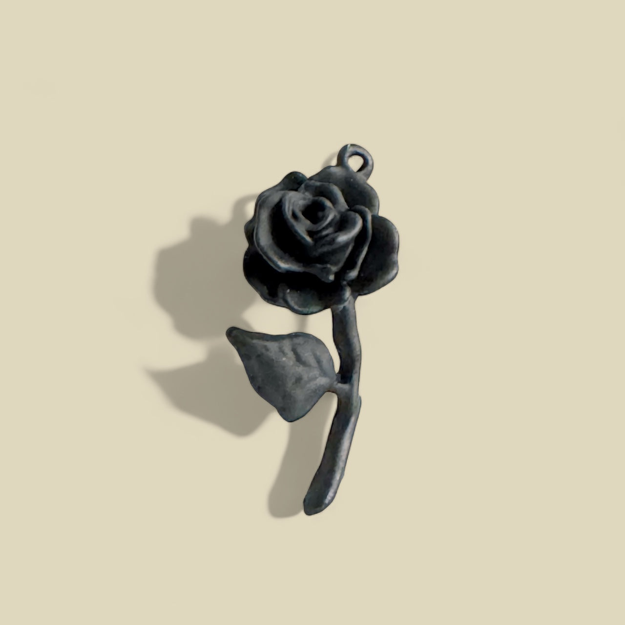 Black Rose Charm