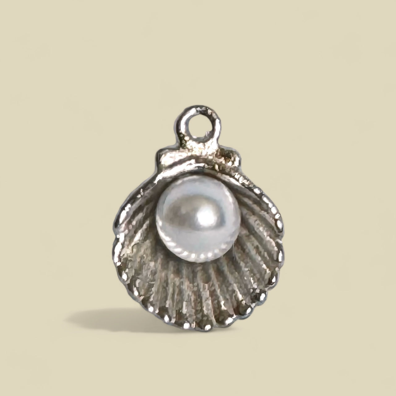 Shell Pearl Charm