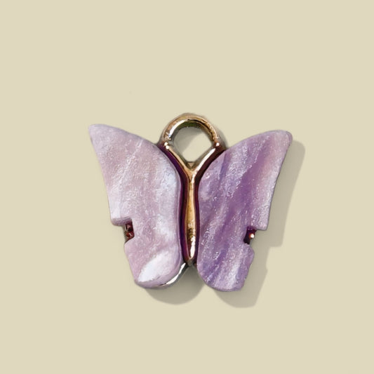 Purple Butterfly Charm