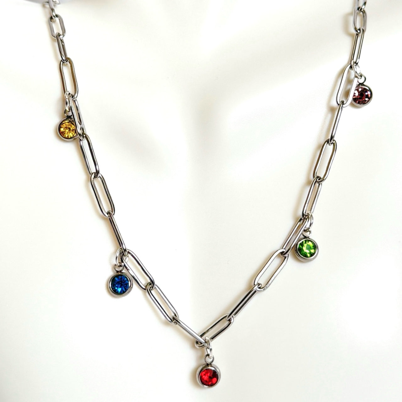 Silver Link Necklace