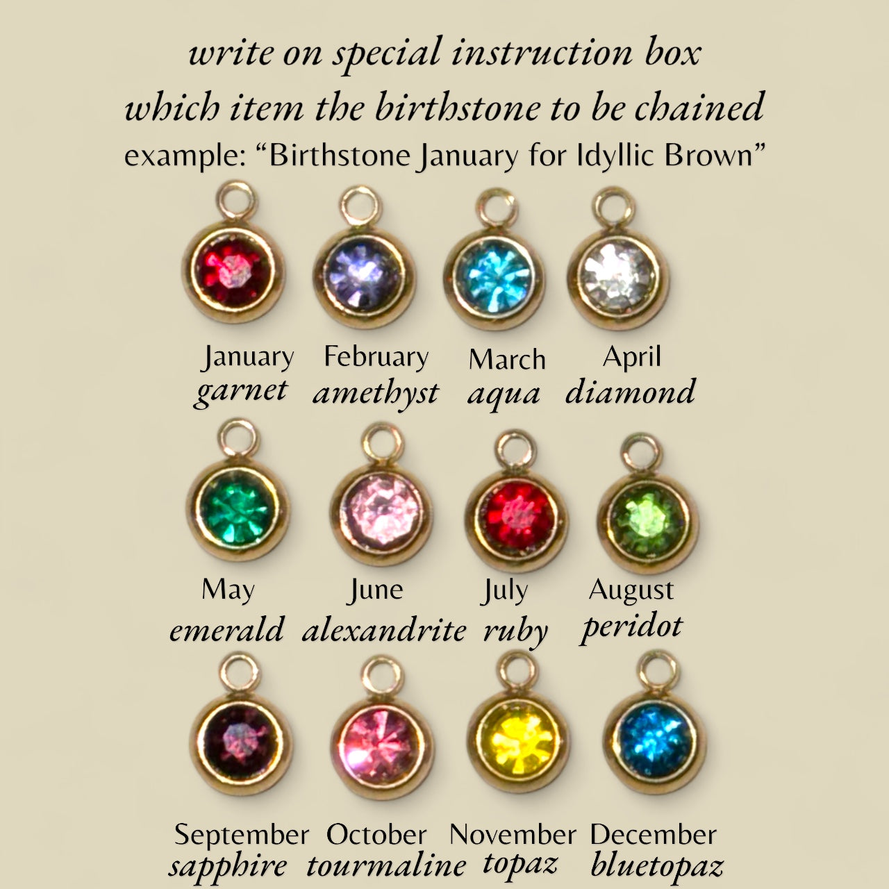 Gold Birthstone